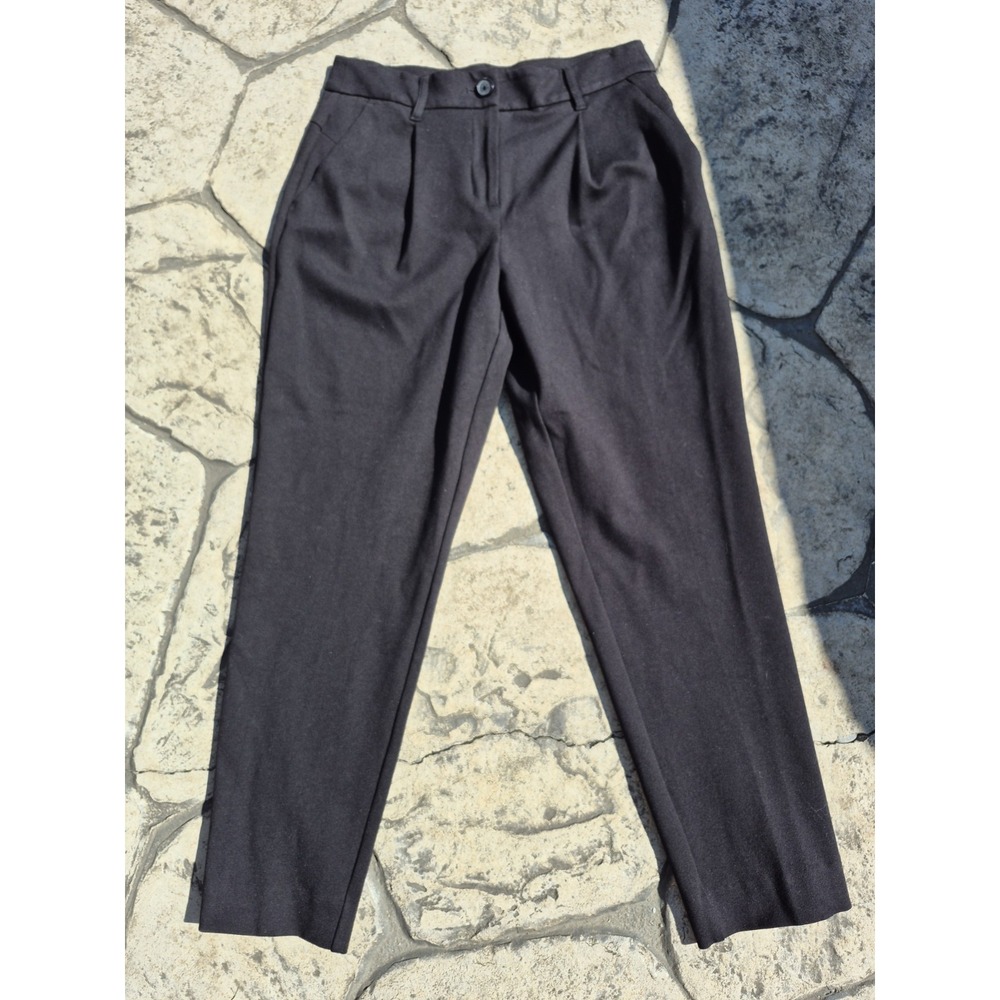 Reitmans Women's Stretch Pants Tapered Black Petite Size 6 EUC